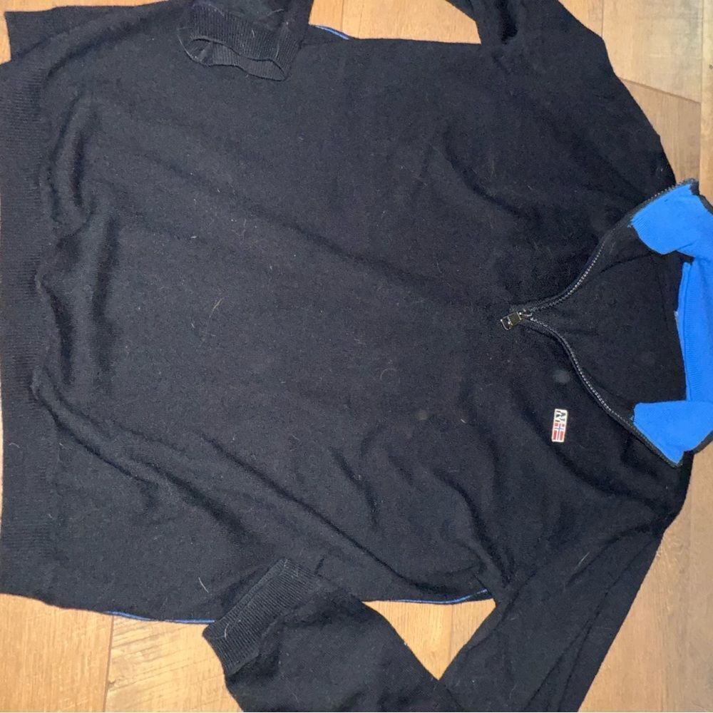 Napapijri Black Turtleneck Sweater for Men